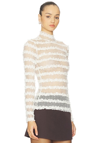 Maude Club Tinsley Top in Ivory