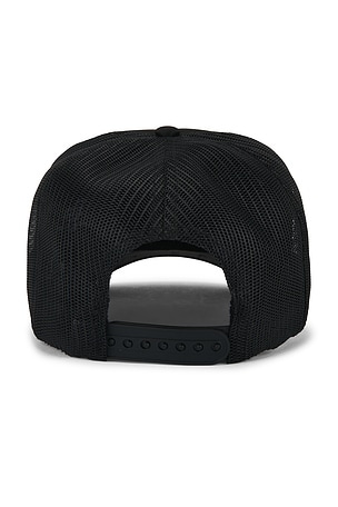 Madeworn Guns N' Roses Hand Painted Patched & Pinned Trucker Hat in Black