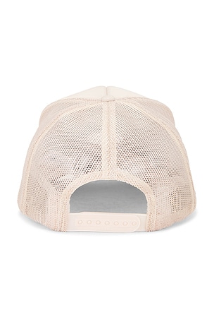 Madeworn Rolling Stones Trucker Hat in Cream