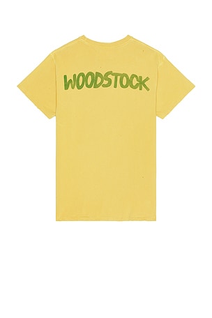Madeworn Woodstock T-shirt in Mustard