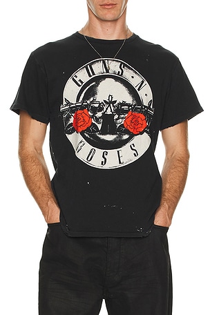 Madeworn Guns N Roses T-Shirt in Black