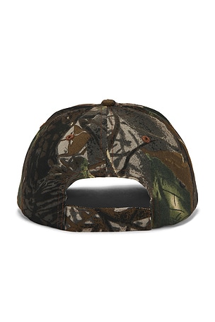 Metalwood Studio Metal Logo 5-Panel Hat in Army