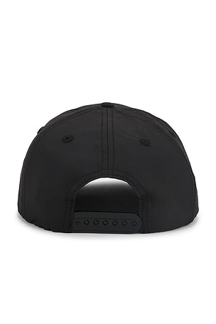 Metalwood Studio Satin Stars 5-Panel Snapback Hat in Black