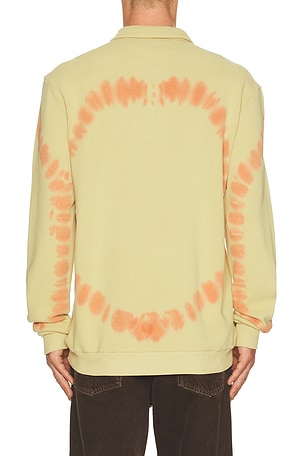 Metalwood Studio Mini Metal Logo Thermal Polo in Yellow