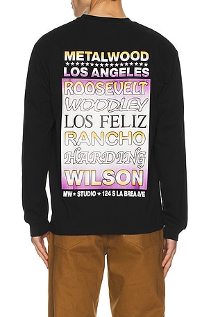 Flyer Long Sleeve Tee Metalwood Studio
