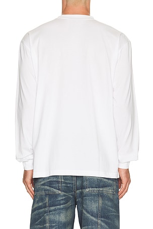 Metalwood Studio Obviously Longsleeve T-Shirt in White