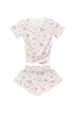 MINI DREAMERS Kids Charlotte Crystal Bow Set