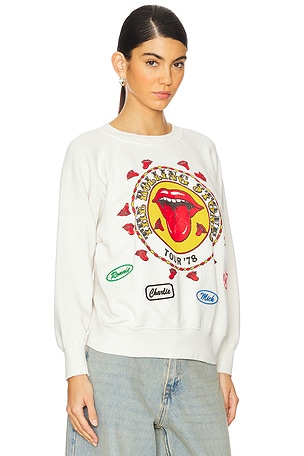 Madeworn Rolling Stones 1978 Crewneck in White