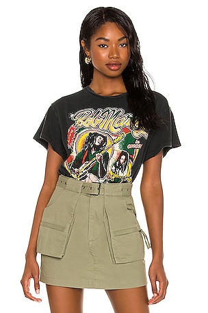 Madeworn Bob Marley Tee in Black