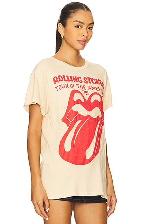 Madeworn Rolling Stones Tee in Cream