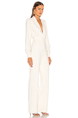 Michael Costello x REVOLVE Reina Jumpsuit in Ivory