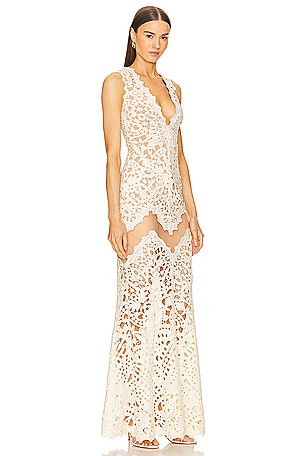 Michael Costello x REVOLVE Guiliana Gown in Ivory