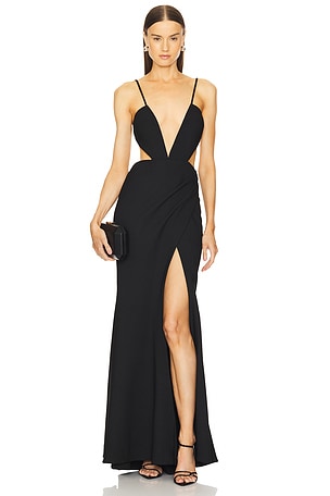 x REVOLVE Caisyn Gown Michael Costello