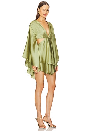 Michael Costello x REVOLVE Allete Dress in Sage