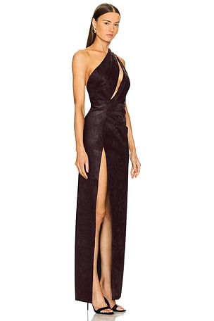 Michael Costello x REVOLVE Analeah Gown in Purple