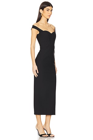 Michael Costello x REVOLVE Rubina Midi Dress in Black
