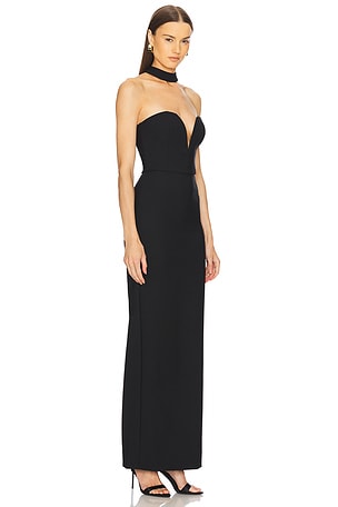 Michael Costello x REVOVLE Daija Gown in Black