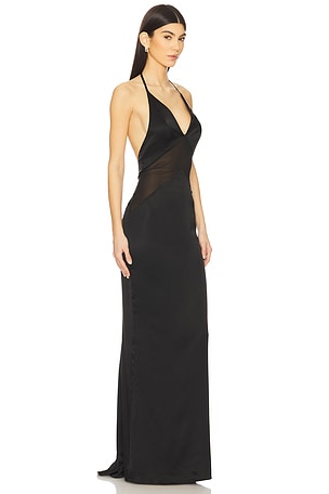 Michael Costello x REVOLVE Adelajda Gown in Black