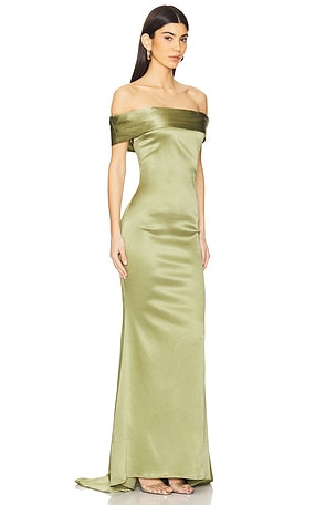 Michael Costello x REVOLVE Margit Gown in Sage