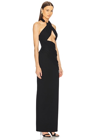 Michael Costello x REVOLVE Victoria Gown in Black