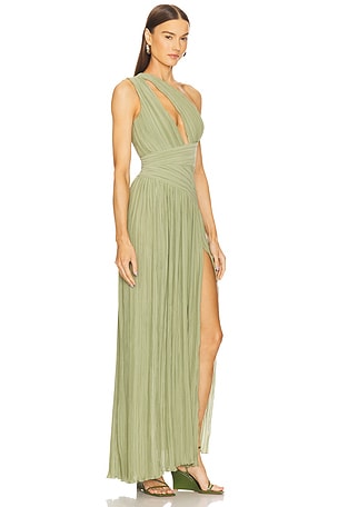 Michael Costello x REVOLVE Sloane Gown in Sage. Size XXS. Also
