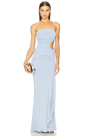 x REVOLVE Sivan Gown Michael Costello