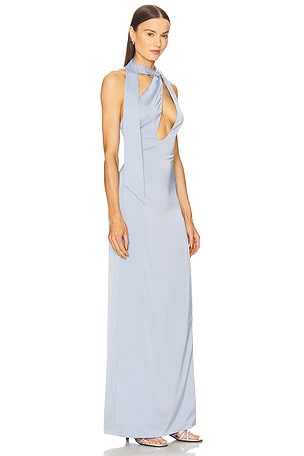 Michael Costello x REVOLVE Jolie Gown in Baby Blue