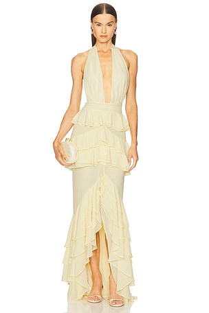 x REVOLVE Clara Bow Gown Michael Costello