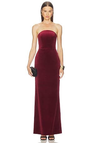 x REVOLVE Anjelique Velvet Gown Michael Costello