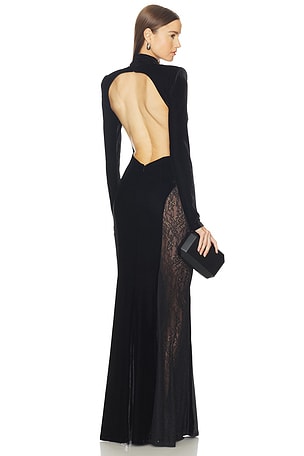 x REVOLVE Sarto Velvet Gown Michael Costello