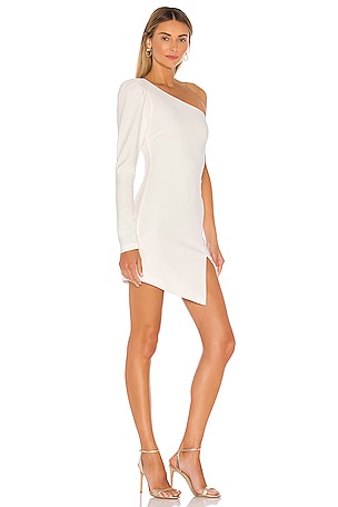 Michael Costello x REVOLVE Fabian Mini Dress in Ivory