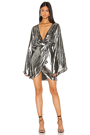 tiana silver dress Tiana Dress in Silver | Off-Shoulder Sequin Embellishment