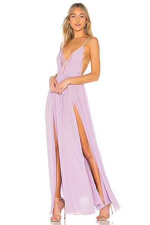 Michael Costello x REVOLVE Justin Gown in Lavender