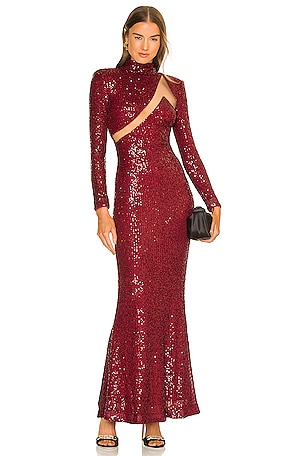 Michael Costello x REVOLVE Houston Gown in Burgundy | REVOLVE Michael Costello x REVOLVE Houston Gown in Burgundy | REVOLVE