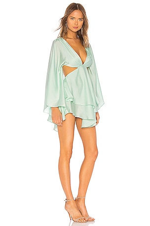 Michael Costello x REVOLVE Allete Dress in Mint