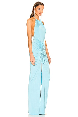 Michael Costello x REVOLVE Addison Maxi Dress in Turquoise