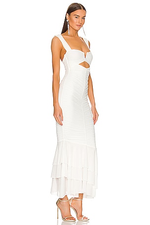 Michael Costello x REVOLVE Hilary Gown in Ivory