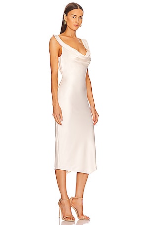 Michael Costello x REVOLVE Kylen Midi Dress in Ivory