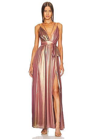 LYRA GOWN - Rose Gold