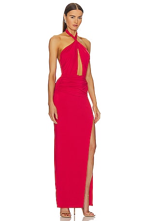 Michael Costello x REVOLVE Morgan Gown in Red