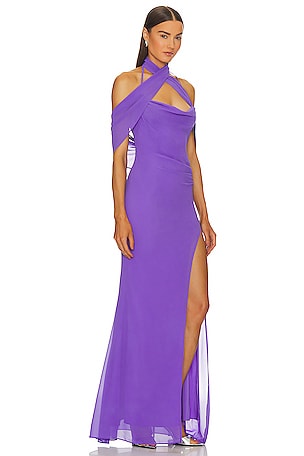 Michael Costello x REVOLVE Hanwi Gown in Purple