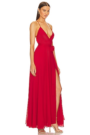 Michael Costello x REVOLVE Hoku Gown in Red