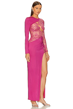 Michael Costello x REVOLVE Hillary Gown in Pink