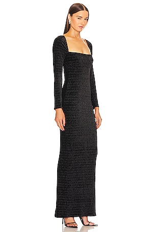 Michael Costello x REVOLVE Loretta Gown in Black