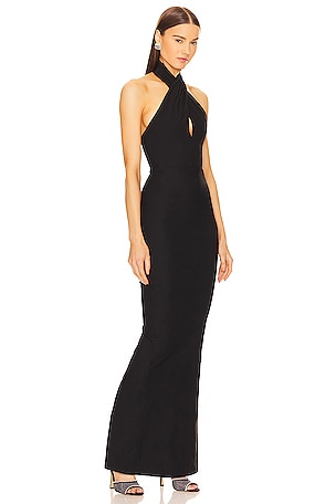 Michael Costello x REVOLVE Fritz Gown in Black