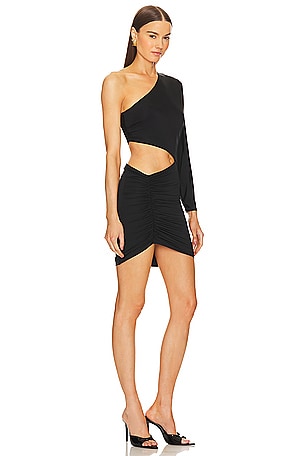 Michael Costello x REVOLVE Avianna Mini Dress in Black