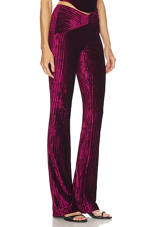 Michael Costello x REVOLVE Ryliana Pant in Burgundy. Size S. Also
