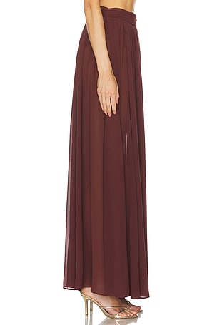 Michael Costello x REVOLVE Acacia Maxi Skirt in Brick