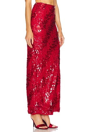 Michael Costello x REVOLVE Marlene Skirt in Red