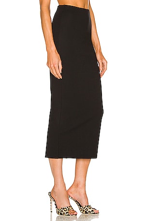 Michael Costello x REVOLVE Amira Midi Skirt in Black